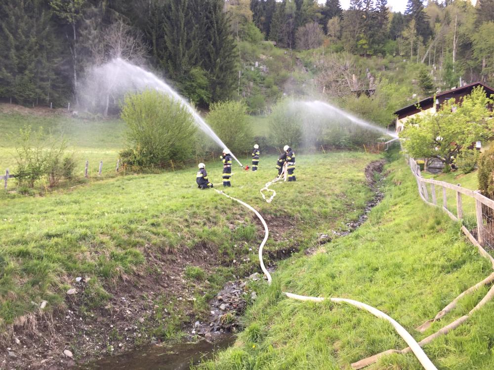 Garagenbrand in Hauzendorf