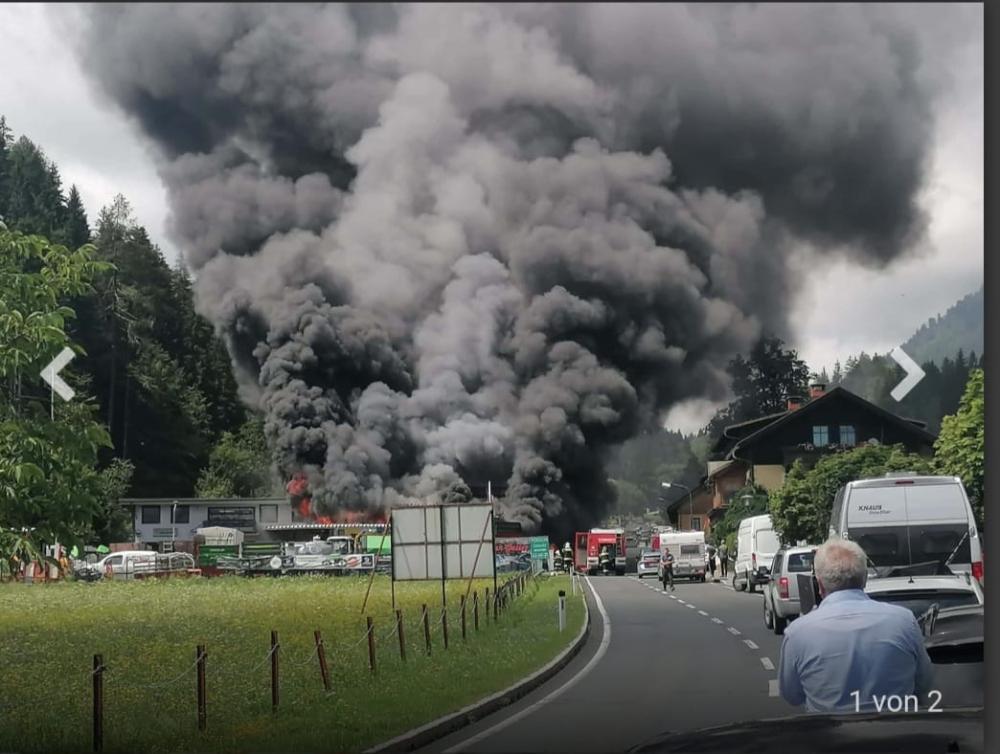 Großbrand im Gailtal