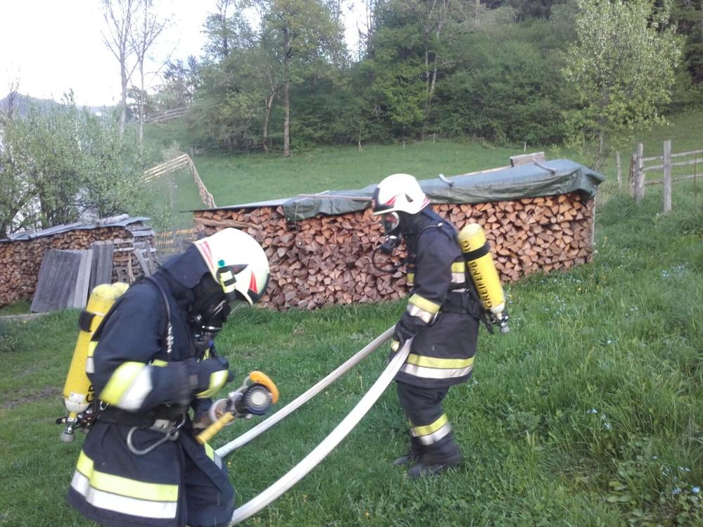 Brand in Nebengebäude