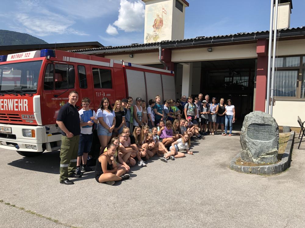 Zu Besuch bei der Feuerwehr